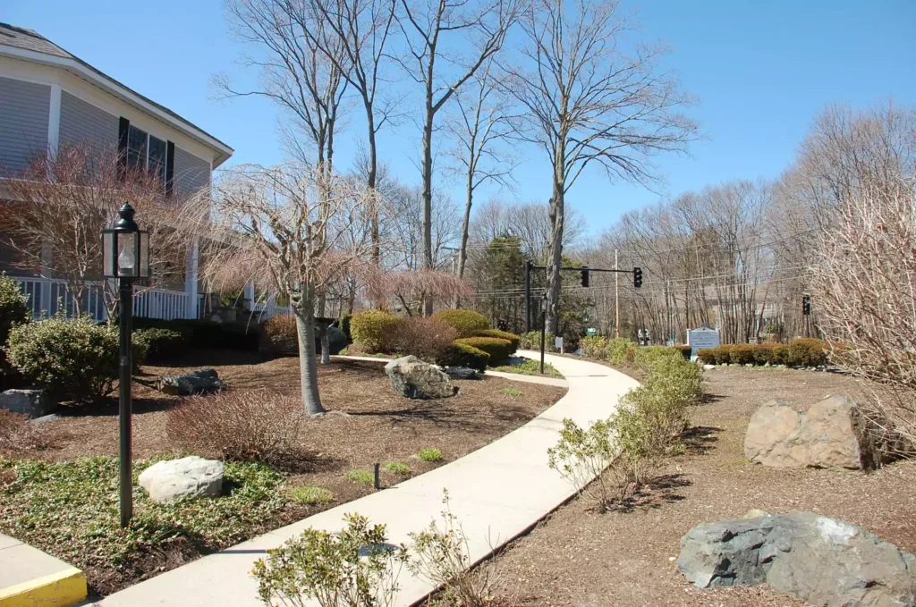 walkway outside at 134 South Avenue